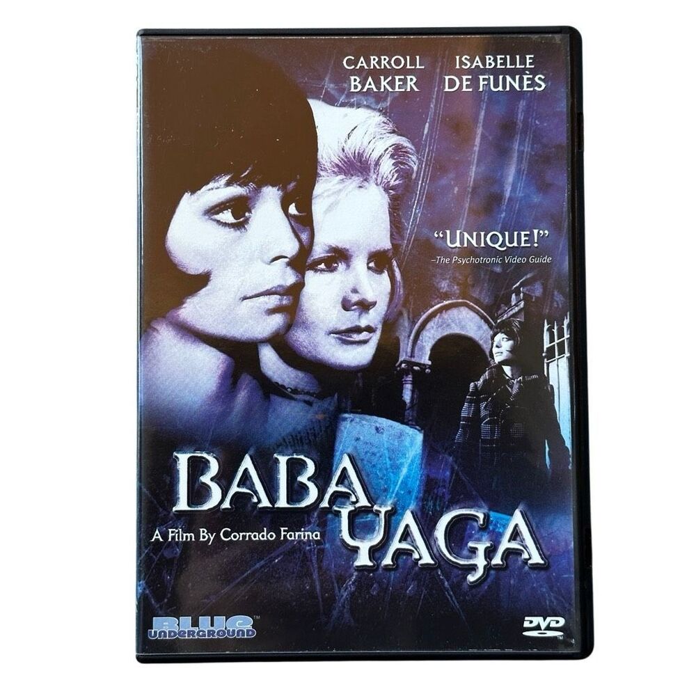 Baba Yaga DVD (Blue Underground, 2003) – Carroll Baker EuroShocker